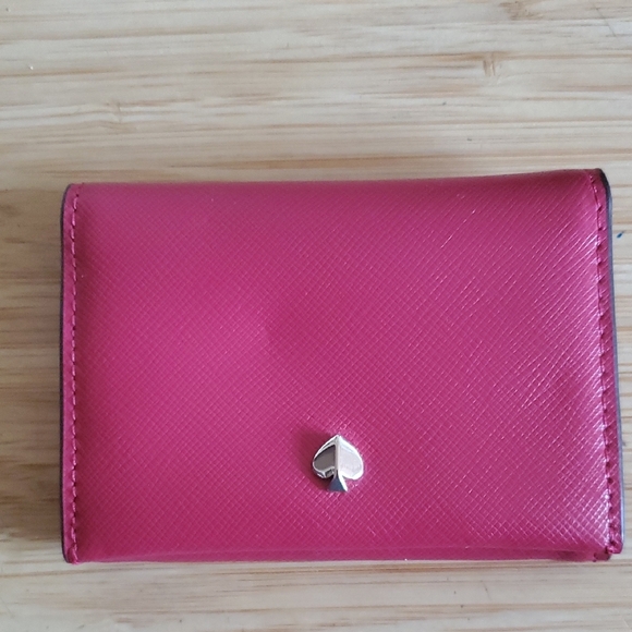 kate spade Handbags - Kate Spade Fuchsia Card Holder